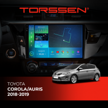 Штатна магнітола Torssen 2K Toyota Corola/Auris 18-19 F106128 4G Carplay DSP