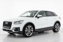 Бокові пороги Vision New Black (2 шт., Алюміній) Audi Q2 2016- рр.