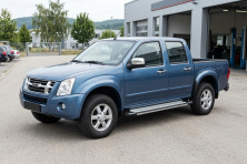 Бокові пороги Rainbow (2007-2012, 2 шт., Алюміній) Isuzu D-Max 2002-2011 рр.