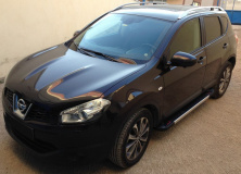Бокові пороги RedLine V1 (2 шт., Алюм.) довга база Nissan Qashqai 2010-2014 рр.