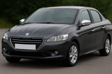 Накладка на дзеркала (2 шт, нерж.) Peugeot 301 2012- рр.
