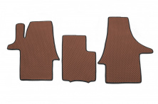 Килимки EVA (цегляні, передні, для 1+1) Volkswagen T6 2015-2024 рр.