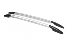 Рейлінги OmsaLine Solid (2 шт, сірі) Volkswagen Golf 7/E-Golf 2012-2020 рр.