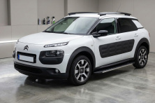 Бокові пороги Duru (2 шт., Алюміній) Citroen Cactus 2014-2020 рр.