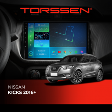 Штатна магнітола Torssen Nissan Kicks 2016+ FL10 4+64Gb 4G Carplay DSP