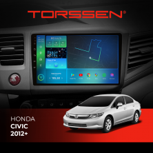 Штатна магнітола Torssen Honda Civic 2012+ F9432 4G Carplay DSP