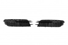 Решітки протитуманних фар RS-Style (Для Base, 2011-2014, 2 шт, Чорний) Audi A6 C7 2011-2017 гг.