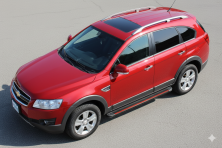 Бокові пороги Maya Red (2 шт., Алюміній) 2016-2019 Chevrolet Captiva 2006-2019 рр.