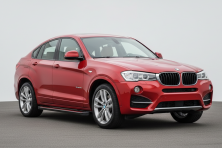 Бокові пороги Maya Red (2 шт., Алюміній) BMW X4 F26 2014-2018 рр.