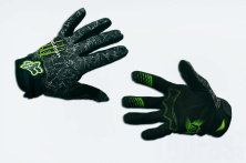 Перчатки   FOX   (mod:Monster energy, size:L, черные)