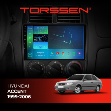 Штатна магнітола Torssen Hyundai Accent 1999-2006 F9232 4G Carplay DSP