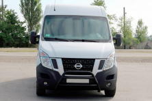 Кенгурятник WT018 Black (нерж.) Nissan NV400 2010-2024 рр.