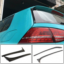 Накладки на стійки заднього скла (для Base, Карбон) Volkswagen Golf 7/E-Golf 2012-2020 рр.