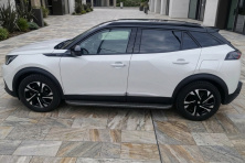Бокові пороги Bosphore Black (2 шт., Алюміній) Peugeot 2008 2019- рр.