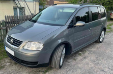 Накладки на арки (4 шт, чорні) 2003-2006, Пластикові для Volkswagen Touran рр