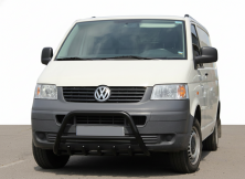 Кенгурятник WT003 Black (нерж.) Volkswagen T5 Caravelle 2004-2010 рр.