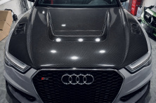 Капот (2014-2017, Карбон) Audi A6 C7 2011-2017 гг.