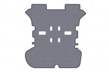 Гумовий килимок в багажник Carsuit (Сірий) Toyota Previa 2000-2006 рр.