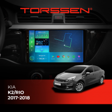 Штатна магнітола Torssen Kia K2/Rio 17-18 F9432 4G Carplay DSP