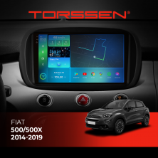Штатна магнітола Torssen 2K Fiat 500/500X 14-19 F96128 4G Carplay DSP