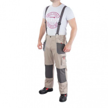 Брюки трансформер рабочие с лямками 6 в 1, 100% хлопок, плотность 180 г/м2, XL