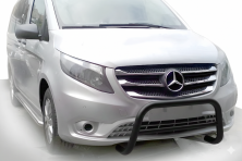 Кенгурятник WT005 Black (нерж.) Mercedes Vito/V-class W447 2014- рр.