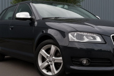Накладки на дзеркала 2010-2012 (2 шт., нерж.) Audi A3 2003-2012 рр.