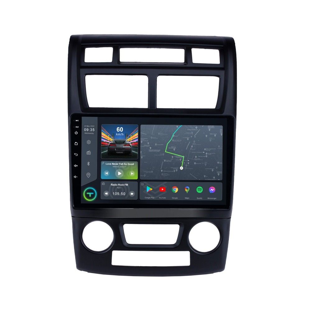 Штатна магнітола Torssen Kia Sportage 2 05-09 climate FL9 4+64Gb 4G Carplay DSP