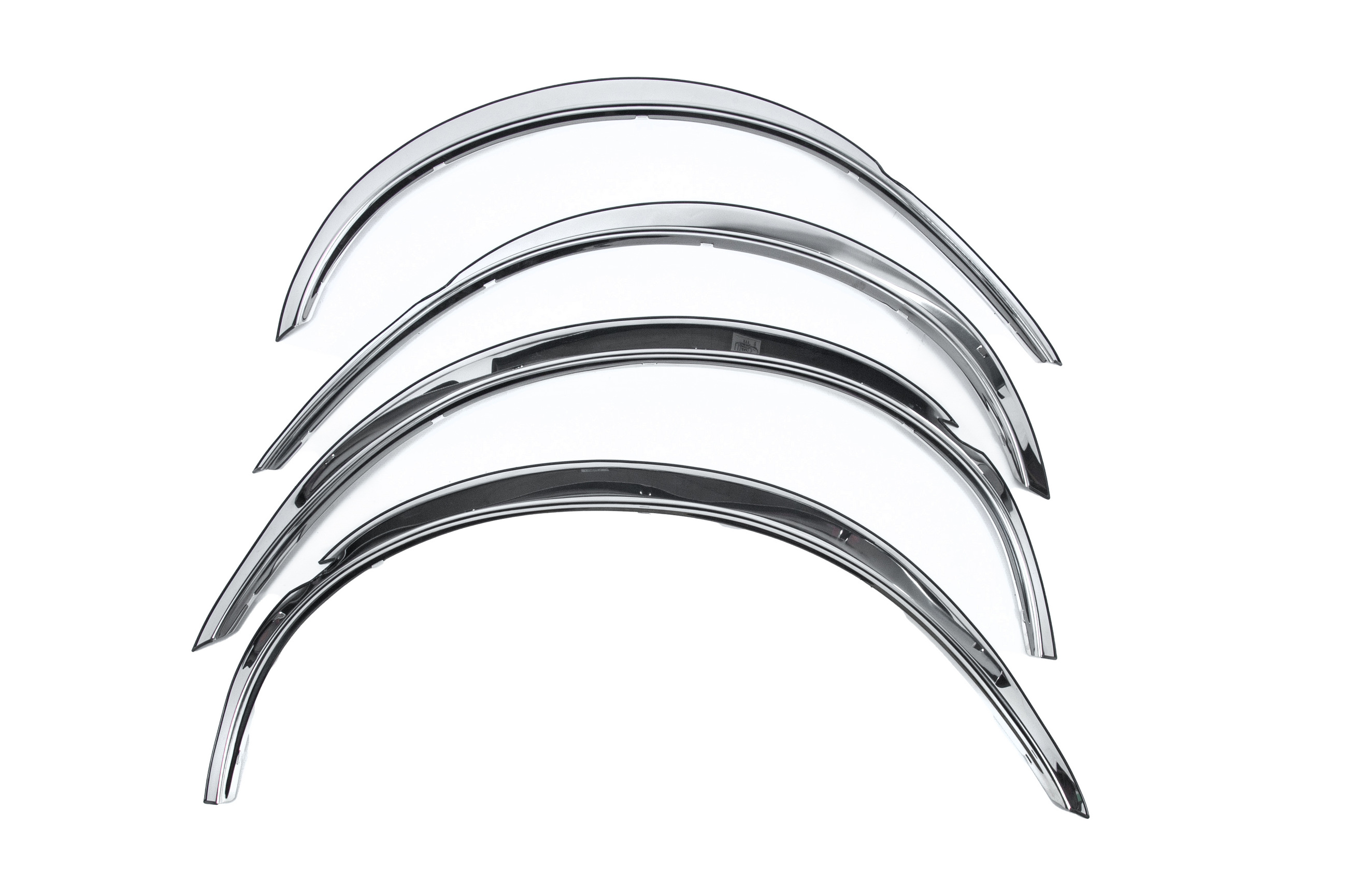 Накладки на арки (4 шт, нерж) для Mercedes W116 1972-1980 рр