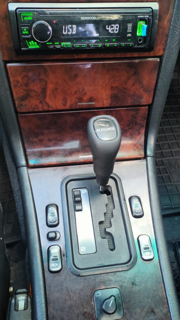 Ручка КПП ОЕМ Elegance (кожзам) для Mercedes S-сlass W140
