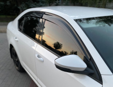 Вітровики LiftBack (4 шт., Sunplex Sport) Skoda Octavia III A7 2013-2019 рр.