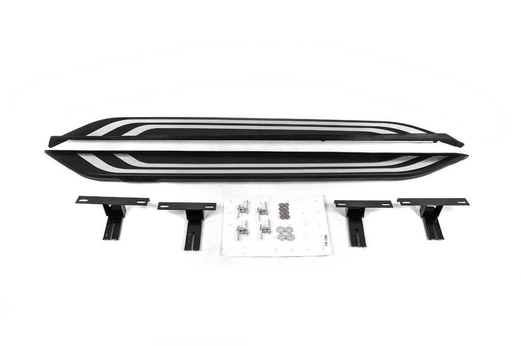 Бокові пороги OEM V2B (2 шт, алюміній) для Toyota Rav 4 2019-2025 рр