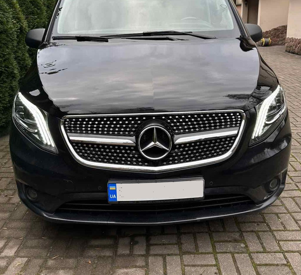 Передня решітка Diamond (2014-2023 для Vito W447) для Mercedes Vito/V-class W447 2014- рр