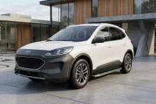 Бокові пороги BlackLine (2 шт., Алюміній) Ford Kuga/Escape 2019- рр.