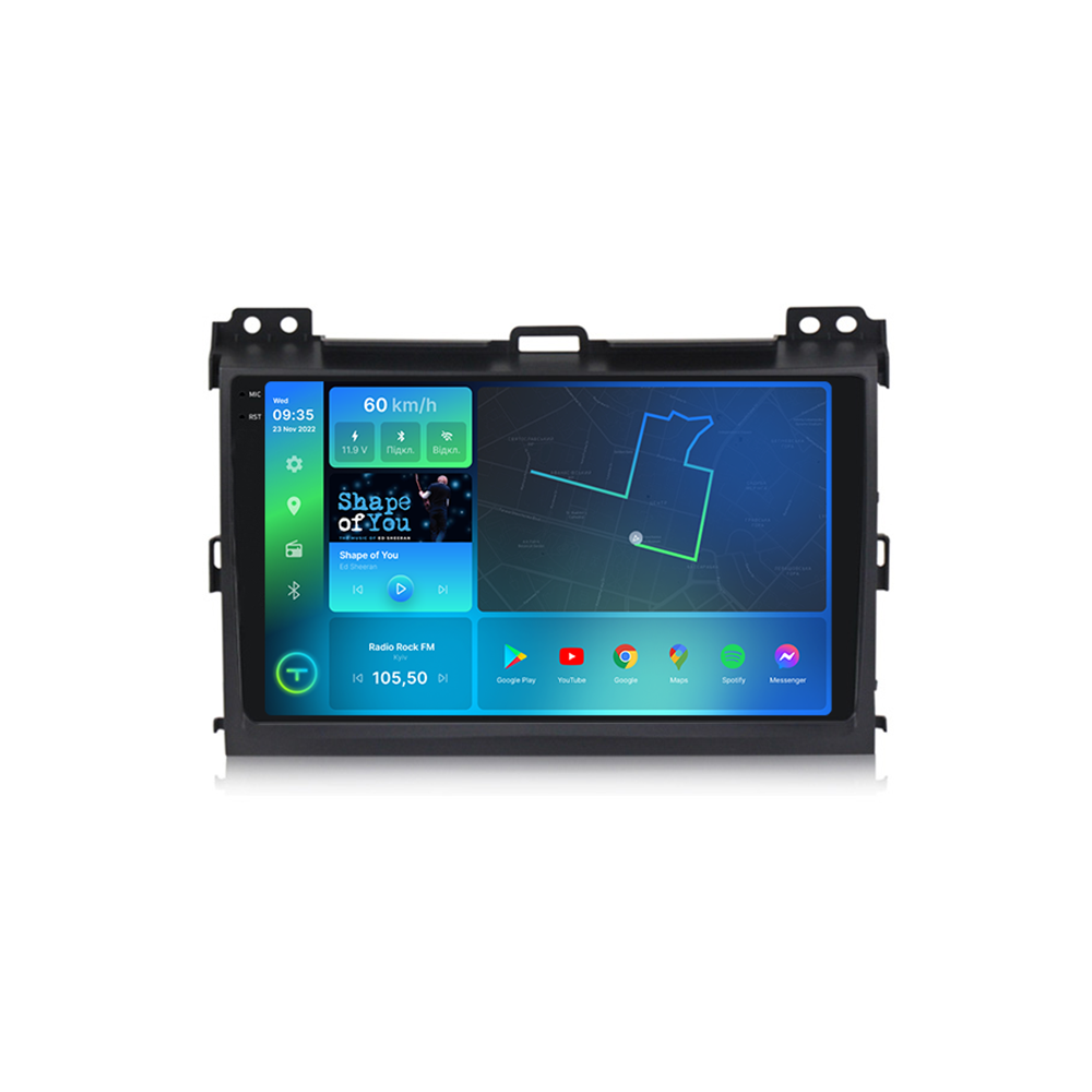 Штатна магнітола Torssen 2K Toyota Prado 120 F98256 4G Carplay DSP