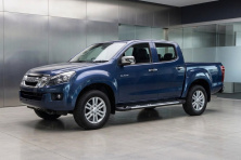 Бокові пороги Sunrise (2 шт., Алюміній) Isuzu D-Max 2011-2019 рр.