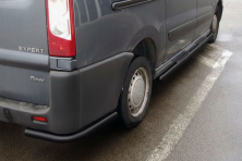 Задні кути Black (2 шт., нерж.) Citroen Jumpy 2007-2017 рр.