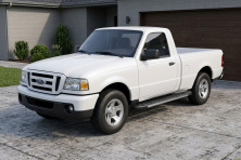 Бокові пороги Duru (2 шт., Алюміній) Ford Ranger 2002-2006 рр.