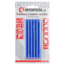Комплект стержней клеевых голубых 7,4 мм*100 мм, 12 шт.