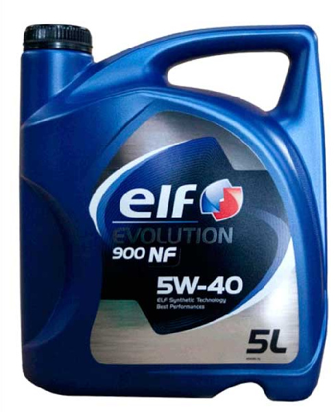 Масло автомобильное, 5л (SAE 5W-40, синтетика, EVOLUTION 900 NF) ELF (#GPL)