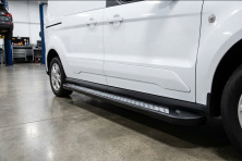 Бокові пороги Vision New Black (2 шт., Алюміній) Стандартна база Volkswagen Caddy 2020- рр.