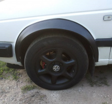 Накладки на арки (4 шт, чорні) для Volkswagen Golf 2 1983-1992 рр