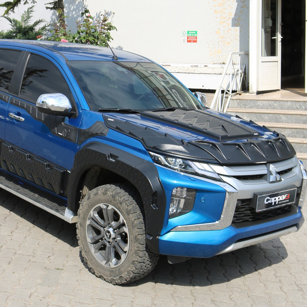 Накладка на капот (ABS) для Mitsubishi L200 2015-2024 рр