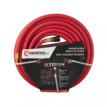 Шланг гибридный, профессиональный, 20 атм, 10*17мм, 30м с быстроразъемными латунными соединениями, STORM