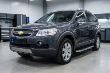 Бокові пороги BlackLine (2 шт., алюміній) 2006-2015 Chevrolet Captiva 2006-2019 рр.