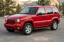 Бокові пороги Maya Red (2 шт., Алюміній) Jeep Cherokee/Liberty 2002-2007 рр.