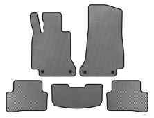 Килимки EVA (SD, Сірий) Mercedes C-сlass W205 2014-2021 рр.