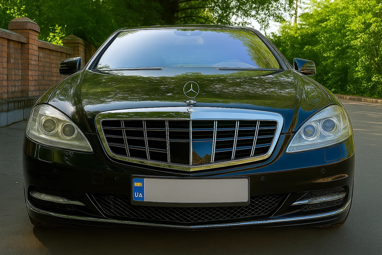 Решітка радіатора GT Panamericana (2009-2013) для Mercedes S-сlass W221 рр