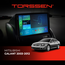 Штатна магнітола Torssen 2K Mitsubishi Galant 2003-2012 FL9 4+64Gb 4G Carplay DSP