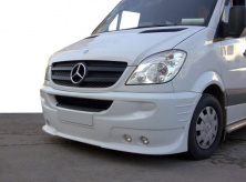 Накладка на передній бампер 4 фари (2006-2013) для Mercedes Sprinter W906 рр